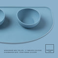Cargar la imagen en la vista de la galería, Silicone Bowl angle view – Nala's Pet Boutique