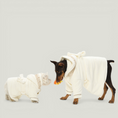 Cargar la imagen en la vista de la galería, Bunny Bathrobe lifestyle photo – Nala's Pet Boutique