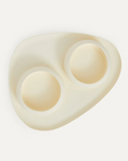 Load image into Gallery viewer, Beige pet bowl and mat silicone set on a white background