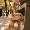 Load image into Gallery viewer, Roma Leather Poop Bag Holder