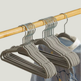 Cargar la imagen en la vista de la galería, Pet Apparel Hangers close-up – Nala's Pet Boutique