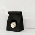 Load image into Gallery viewer, Cat house bag designed for comfort. Made with 100% natural pulp, it's stronger than leather and lighter than paper.