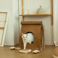 Load image into Gallery viewer, Cat house bag designed for comfort. Made with 100% natural pulp, it's stronger than leather and lighter than paper.