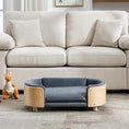 Cargar la imagen en la vista de la galería, Scandinavian Style Bed front view – Nala's Pet Boutique