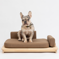 Load image into Gallery viewer, The Linden Day Bed brings luxurious comfort and style to your pet's relaxation. Its modern design is accompanied by a high-density foam cushion that ensures the cushion's shape is preserved for long-term use while optimally supporting the animal's body.