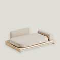 Load image into Gallery viewer, The Linden Day Bed brings luxurious comfort and style to your pet's relaxation. Its modern design is accompanied by a high-density foam cushion that ensures the cushion's shape is preserved for long-term use while optimally supporting the animal's body.