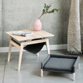 Load image into Gallery viewer, The Kikko is a multifunctional table, combining a coffee table with a comfortable hammock for your cats.