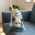 Cargar la imagen en la vista de la galería, Juguete de peluche para perros con chirriador de ballena