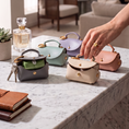 Load image into Gallery viewer, Roma Leather Poop Bag Holder