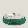 Load image into Gallery viewer, Crafted with luxurious water-repellent cover, this sophisticated cushion provides your beloved pup with a comfortable resting spot and unmistakable style.