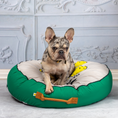 Load image into Gallery viewer, Crafted with luxurious water-repellent cover, this sophisticated cushion provides your beloved pup with a comfortable resting spot and unmistakable style.