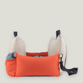 Cargar la imagen en la vista de la galería, orange car seat for pets. side view