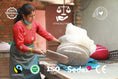 Load image into Gallery viewer, Blue Flower Cat Cave