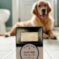 Load image into Gallery viewer, Black Fig & Plum Goat’s Milk Shampoo Bar - A rich, creamy lather infused with goat’s milk, argan oil, and coconut oil to deeply moisturize and soothe. The warm, fruity aroma of black fig and plum leaves your dog’s coat soft, glossy, and subtly perfumed.
