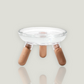 Load image into Gallery viewer, Oreo Glass Table - Nala's Pet Furniture Boutique