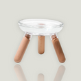 Load image into Gallery viewer, Oreo Glass Table - Nala's Pet Furniture Boutique