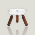 Load image into Gallery viewer, Oreo Glass Table - Nala's Pet Furniture Boutique