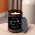 Load image into Gallery viewer, Almond Milk Brown Sugar - Pet Friendly Candle made with 100% natural soy wax and a cotton wick, safe for pets and family. Shredded coconut and fresh blueberry scent naturally neutralizes odors. Clean burn, free from toxins, parabens, and phthalates.
