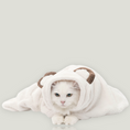 Load image into Gallery viewer, Multifunctional towel made of microfiber, can also be used as a cozy hoodie or a warm blanket for dogs and cats.
