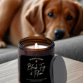 Load image into Gallery viewer, Black Fig Plum - Pet Friendly Candle made with 100% natural soy wax and a cotton wick, safe for pets and family. Shredded coconut and fresh blueberry scent naturally neutralizes odors. Clean burn, free from toxins, parabens, and phthalates.

