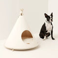 Load image into Gallery viewer, Pet teepee for dog and cats to rest.
