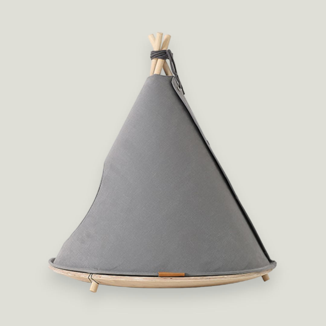 Pet teepee for dog and cats to rest.