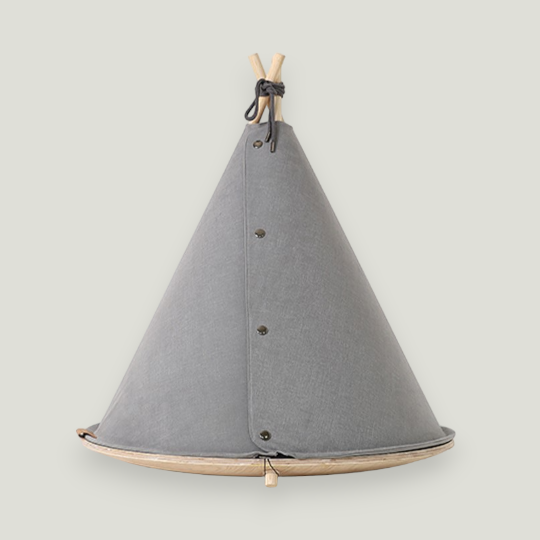 Pet teepee for dog and cats to rest.