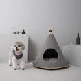 Load image into Gallery viewer, Pet teepee for dog and cats to rest.
