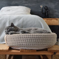 Load image into Gallery viewer, Coco, pet bed made of high-quality cotton rope.
