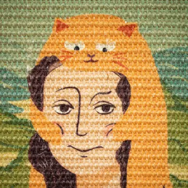 Meow-Na Lisa Scratcher