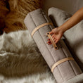 Cargar la imagen en la vista de la galería, Made with a quilted structure, this travel mat makes it easy to provide a luxurious sleeping experience for your pup at home or wherever your travels take you
