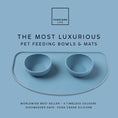 Cargar la imagen en la vista de la galería, FuzzYard Life silicone pet feeding mat, food‑grade, dishwasher‑safe, spill‑resistant design, available in five colors for stylish and practical pet mealtime.
