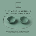 Cargar la imagen en la vista de la galería, FuzzYard Life silicone pet feeding mat, food‑grade, dishwasher‑safe, spill‑resistant design, available in five colors for stylish and practical pet mealtime.
