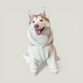 Cargar la imagen en la vista de la galería, Bunny Bathrobe in Husky Photoroom – Nala's Pet Boutique
