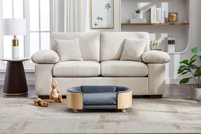 Scandinavian Style Bed front view – Nala's Pet Boutique