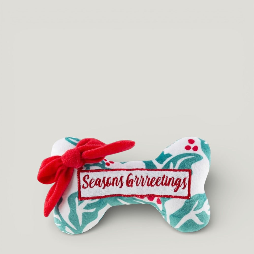 Seasons Grrreetings Bone – Nala's Pet Boutique