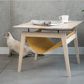 Load image into Gallery viewer, The Kikko is a multifunctional table, combining a coffee table with a comfortable hammock for your cats.
