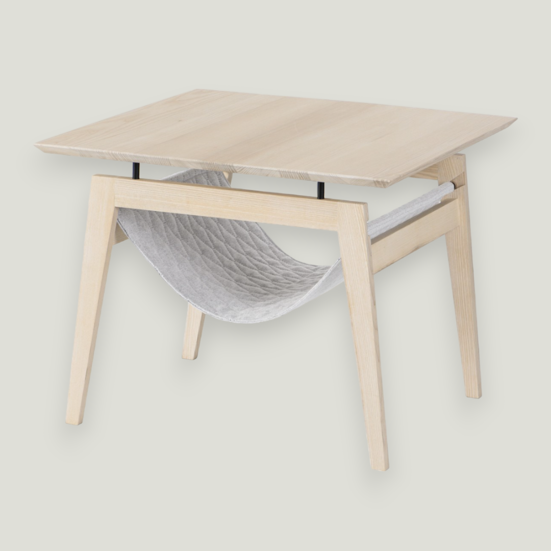 The Kikko is a multifunctional table, combining a coffee table with a comfortable hammock for your cats.