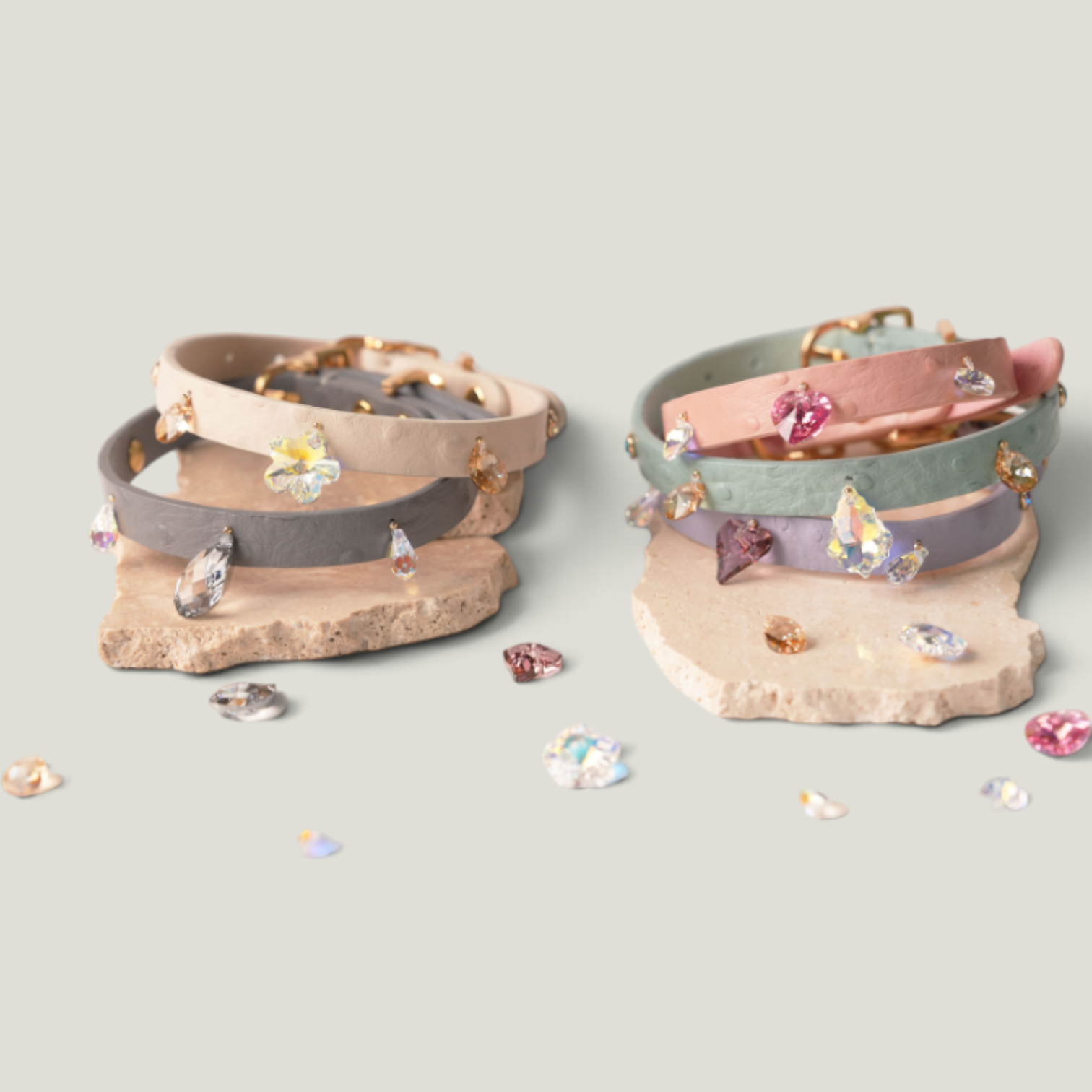 Macaron II-C Crystal Collar