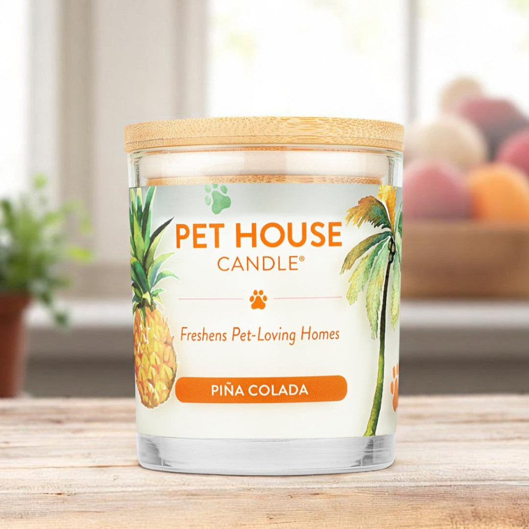 Mediterranean Sea - Pet-safe soy candle made with 100% plant-based wax. Neutralizes odors, burns clean, and fills your home with inviting, toxin-free fragrance.