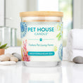 Load image into Gallery viewer, Mediterranean Sea - Pet-safe soy candle made with 100% plant-based wax. Neutralizes odors, burns clean, and fills your home with inviting, toxin-free fragrance.
