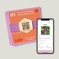 Load image into Gallery viewer, Tailr Slide-On QR Code Pet ID Tag
