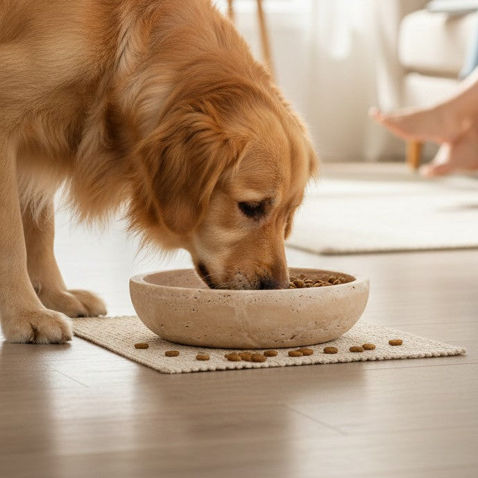 Cuenco de travertino
