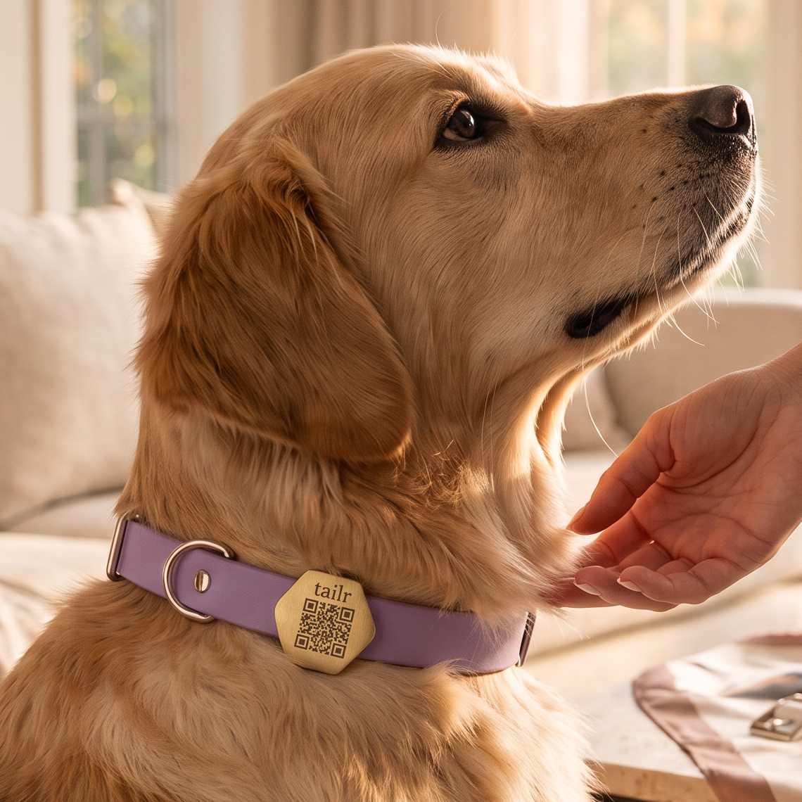 Tailr Slide-On QR Code Pet ID Tag