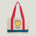 Cargar la imagen en la vista de la galería, Smiley Dog Carrier. Crafted from 100% cotton canvas and designed with comfort, safety and convenience in mind, this chic carrier allows you to enjoy easy, stress-free outings with your pet.
