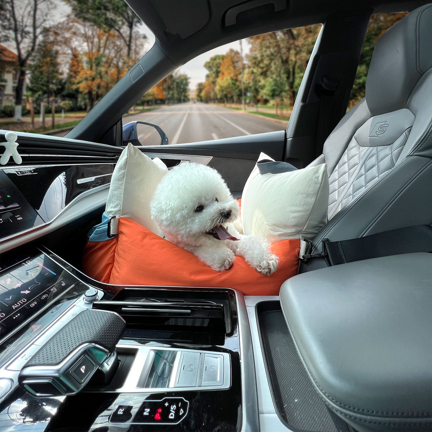 Asiento para Auto . Naranja