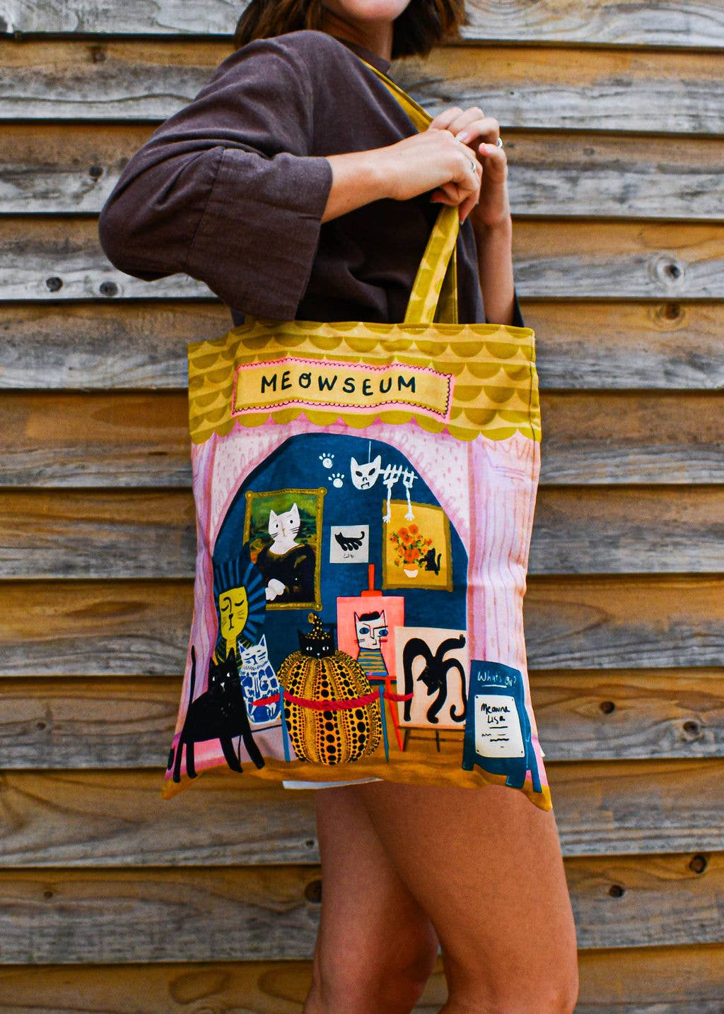 Meowseum Cat Tote Bag