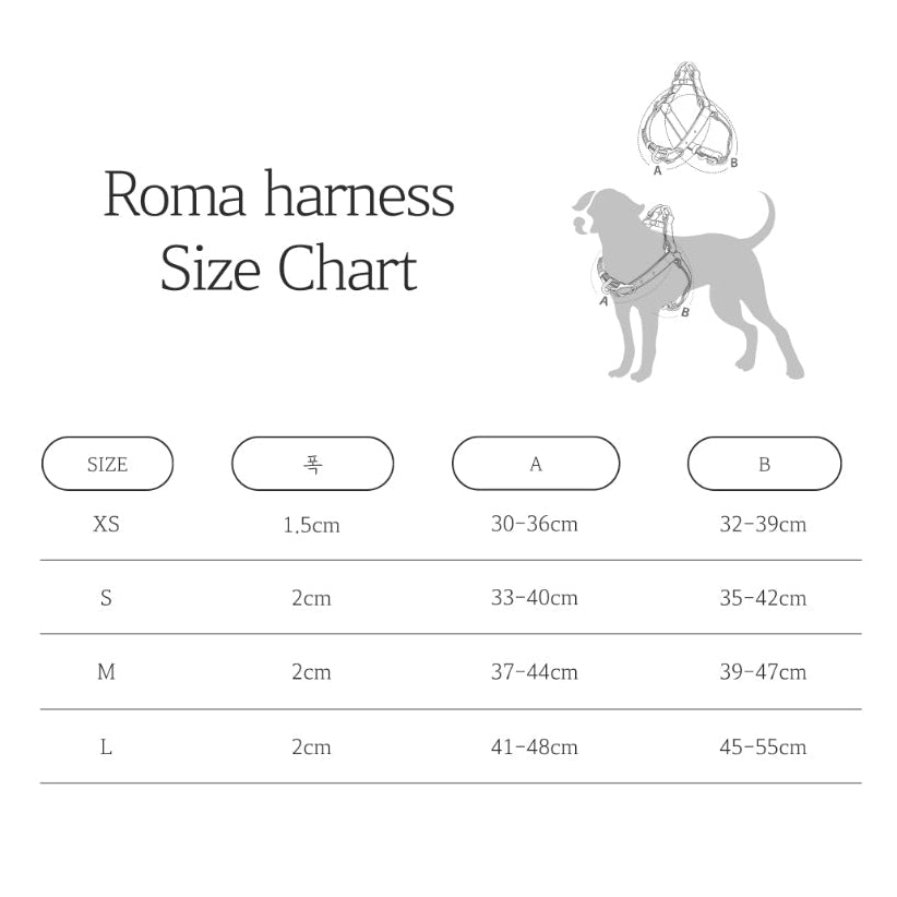 ROMA HARNESS view 17 – Nala's Pet Boutique