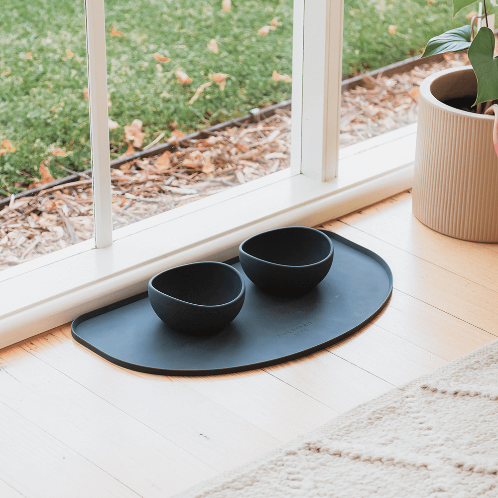 Silicone Bowl in Slate Grey – Nala's Pet Boutique