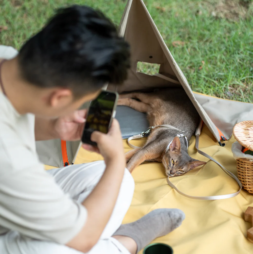 Outi Outdoor Picnic Mat front view – Nala's Pet Boutique